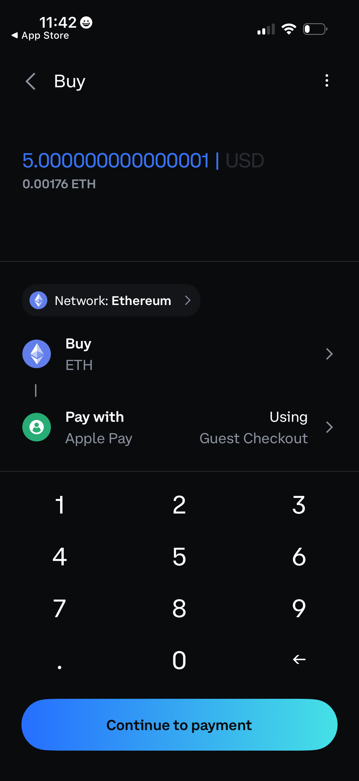 base checkout screenshot